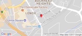 Google Map of 3355 Lenox Rd, Atlanta, GA 30326